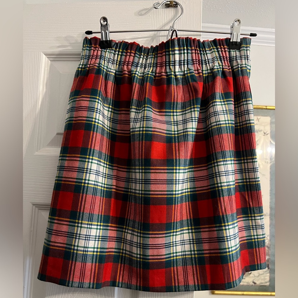 J. Crew Plaid Skirt